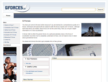 Tablet Screenshot of gforces.net